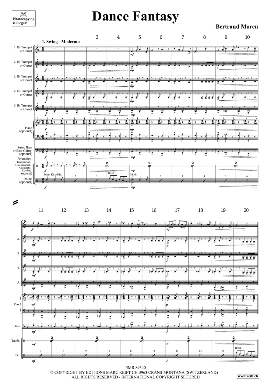 Dance Fantasy Dance Fantasy Cornet scores gallery preview page 4