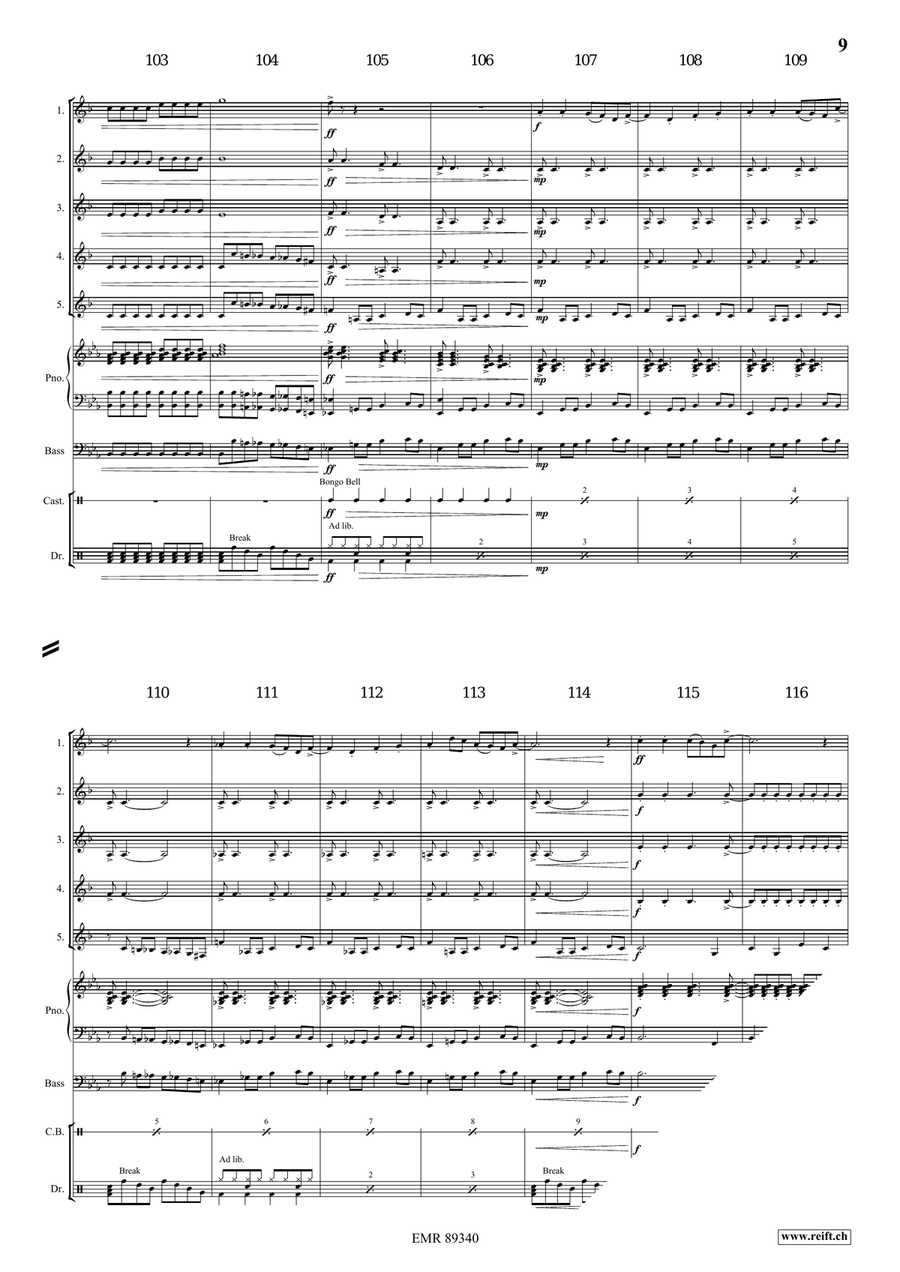 Dance Fantasy Dance Fantasy Cornet scores gallery preview page 8