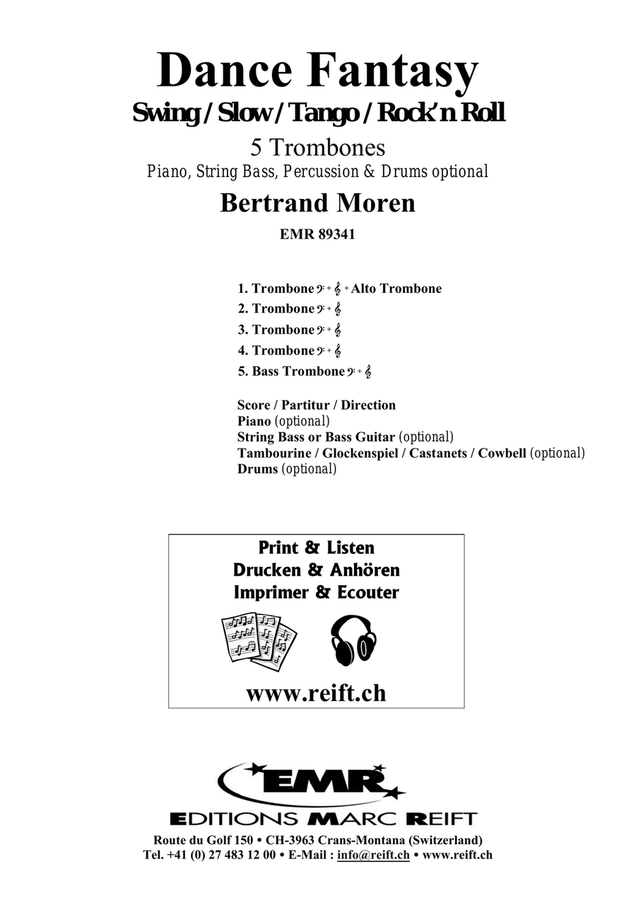 Dance Fantasy Dance Fantasy Trombone scores gallery preview page 2