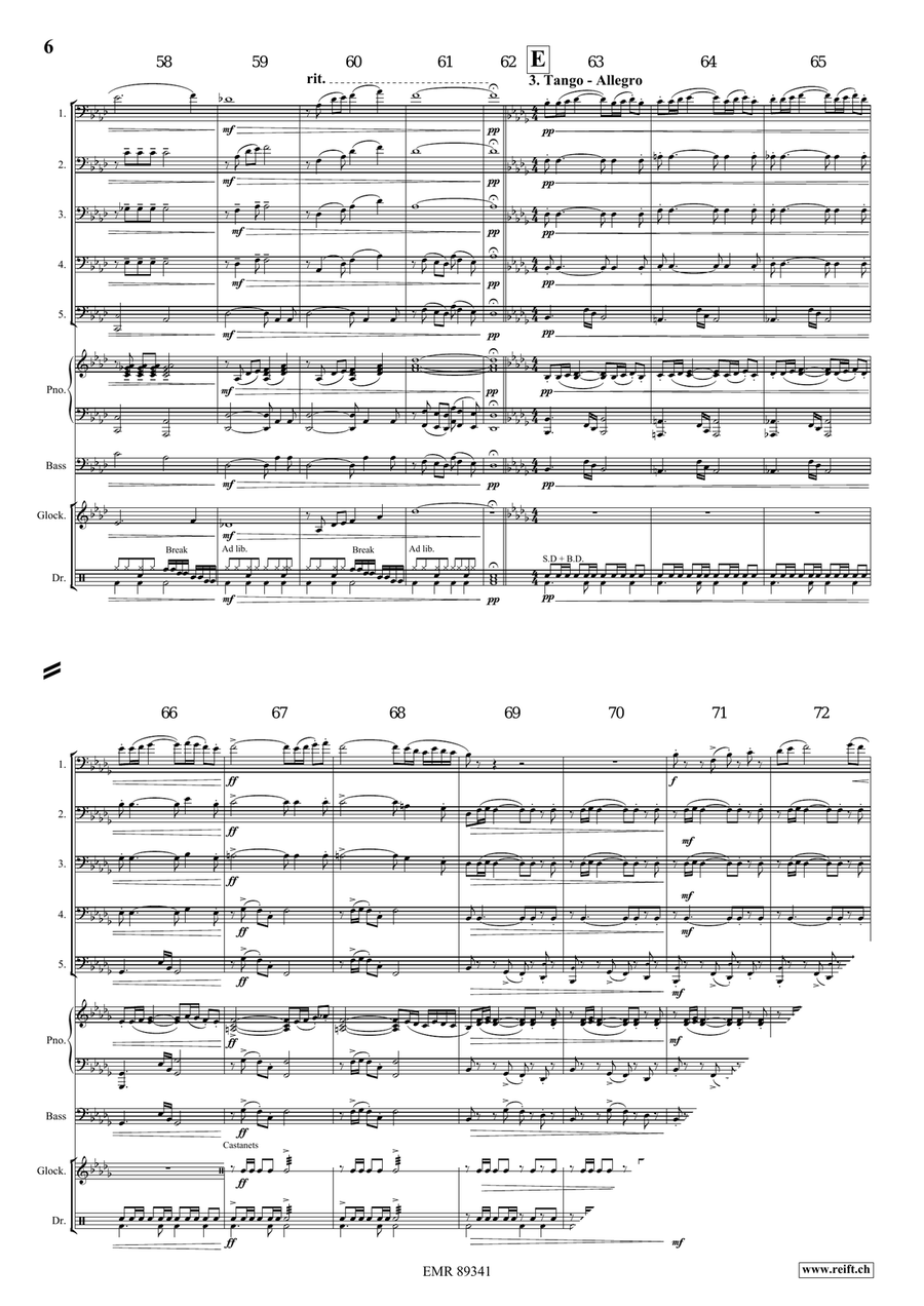 Dance Fantasy Dance Fantasy Trombone scores gallery preview page 6