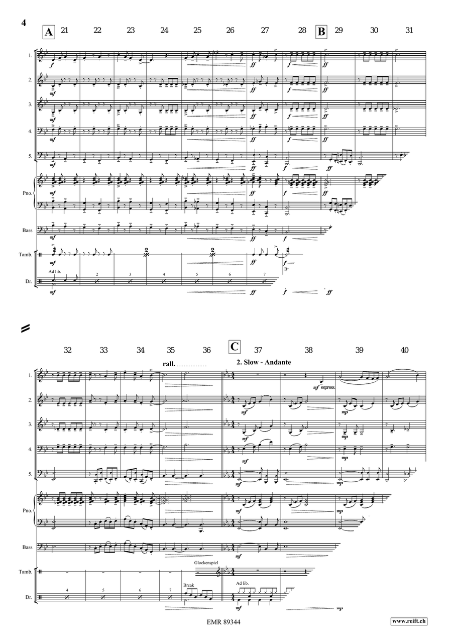 Dance Fantasy Dance Fantasy Woodwind Quintet scores gallery preview page 5