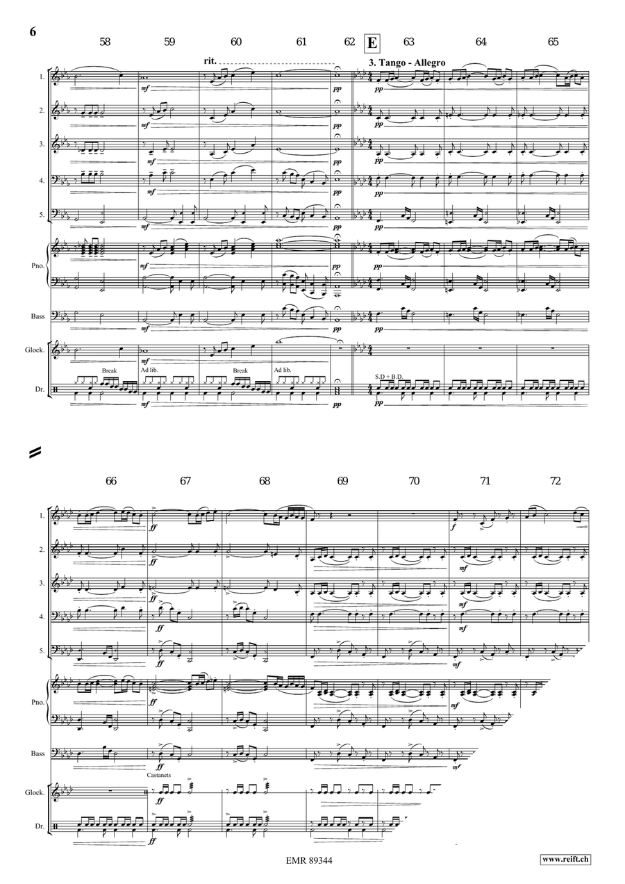 Dance Fantasy Dance Fantasy Woodwind Quintet scores gallery preview page 6