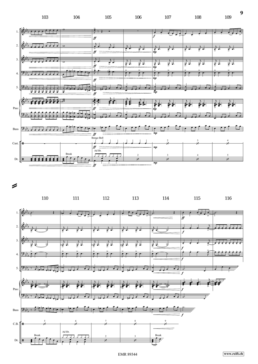 Dance Fantasy Dance Fantasy Woodwind Quintet scores gallery preview page 8