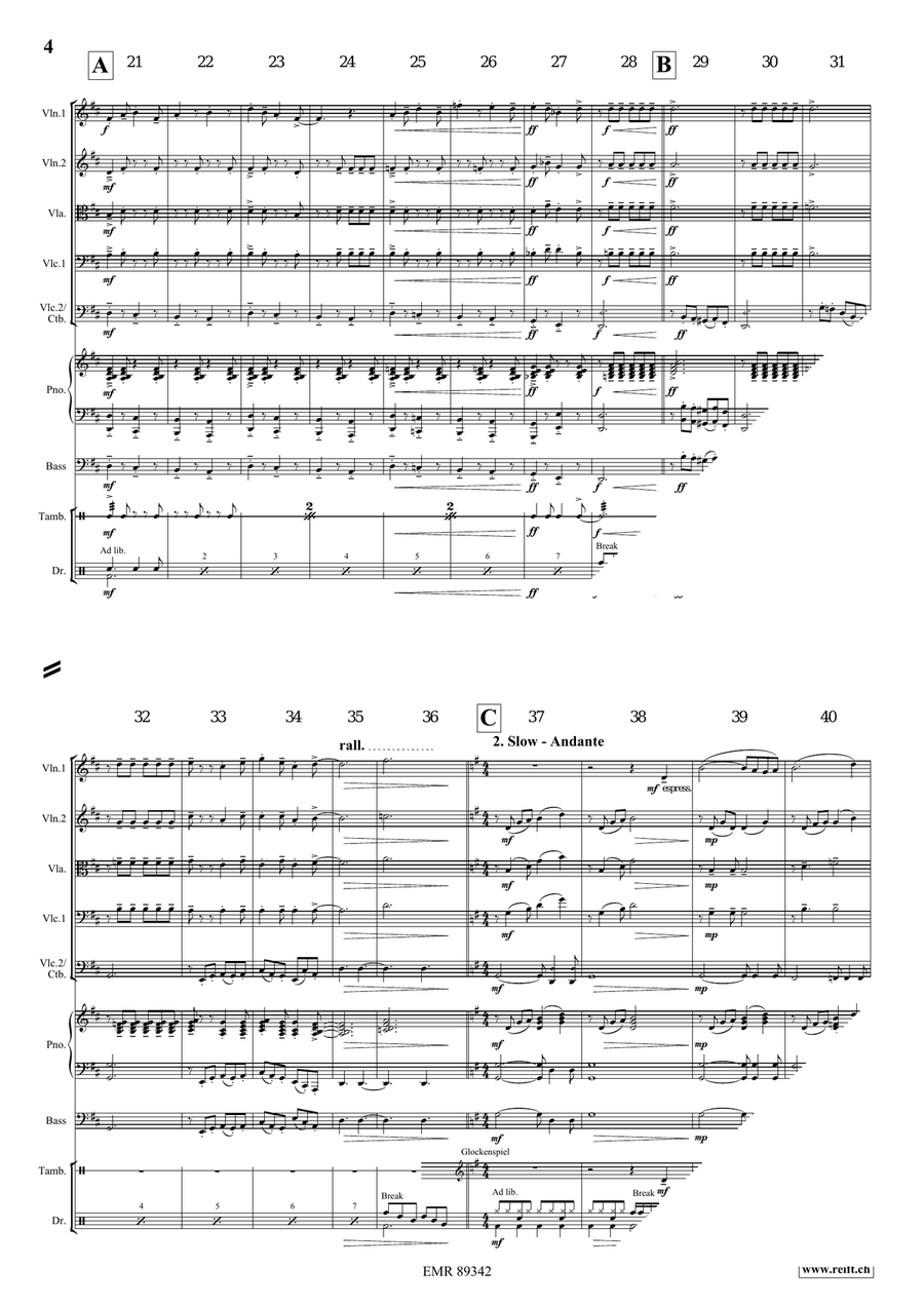 Dance Fantasy Dance Fantasy String Quintet scores gallery preview page 5