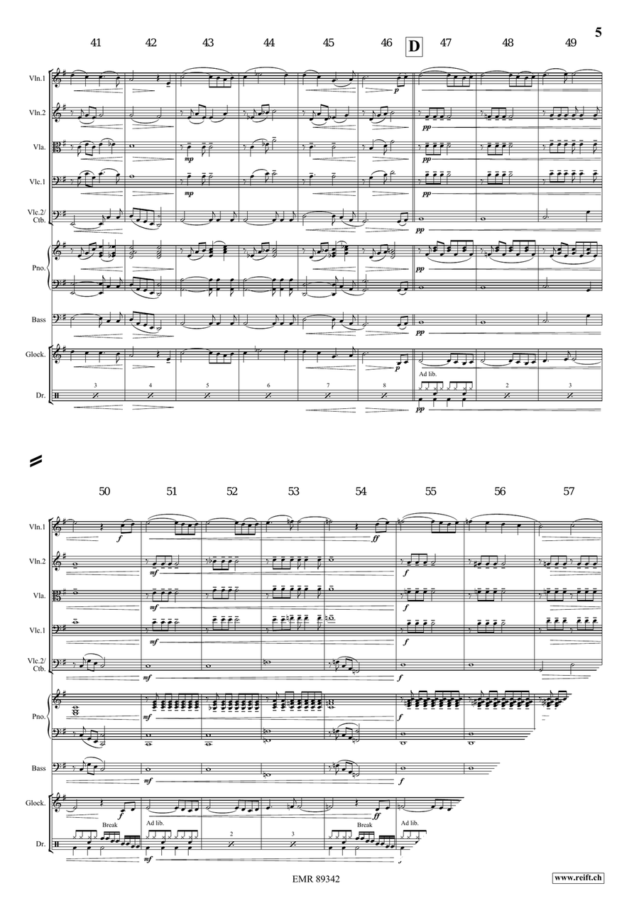 Dance Fantasy Dance Fantasy String Quintet scores gallery preview page 6