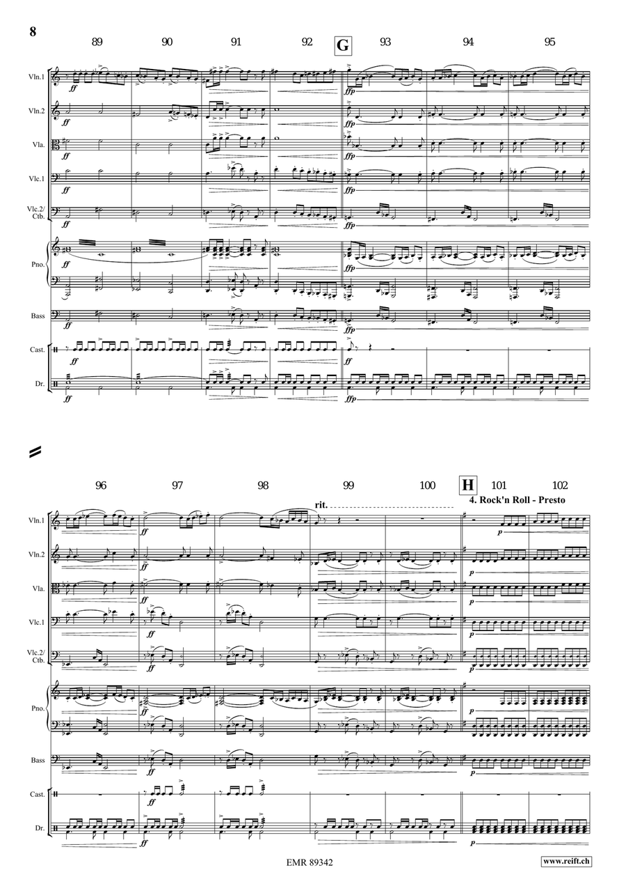 Dance Fantasy Dance Fantasy String Quintet scores gallery preview page 8