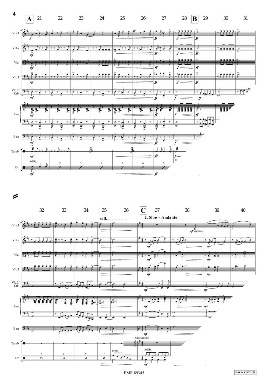 Dance Fantasy Dance Fantasy String Orchestra scores gallery preview page 5