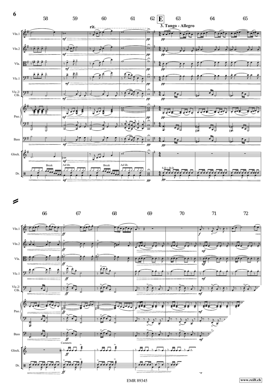 Dance Fantasy Dance Fantasy String Orchestra scores gallery preview page 6