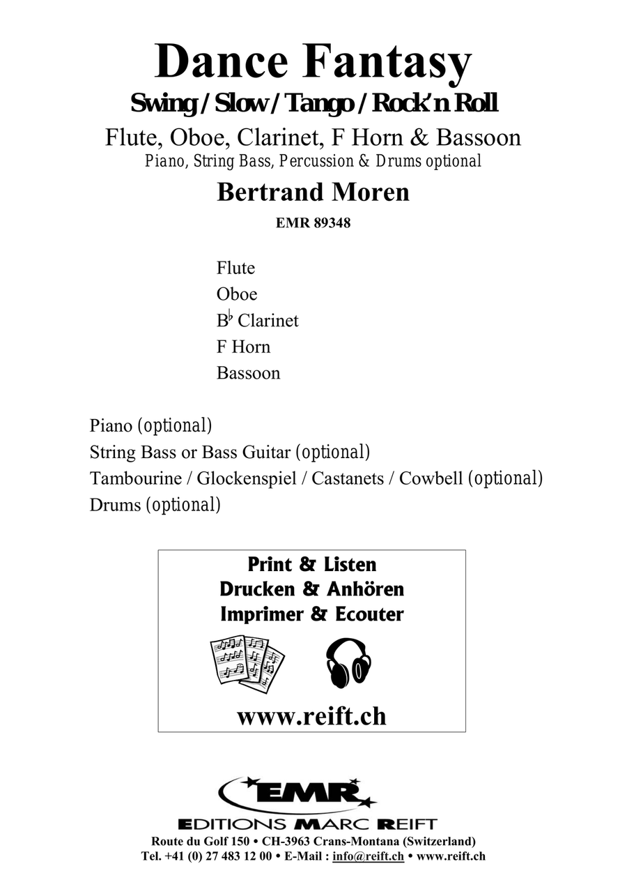 Dance Fantasy Dance Fantasy Woodwind Quintet scores gallery preview page 2