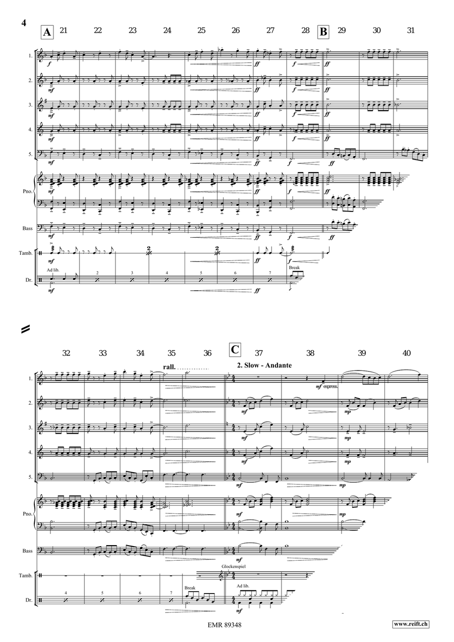 Dance Fantasy Dance Fantasy Woodwind Quintet scores gallery preview page 5