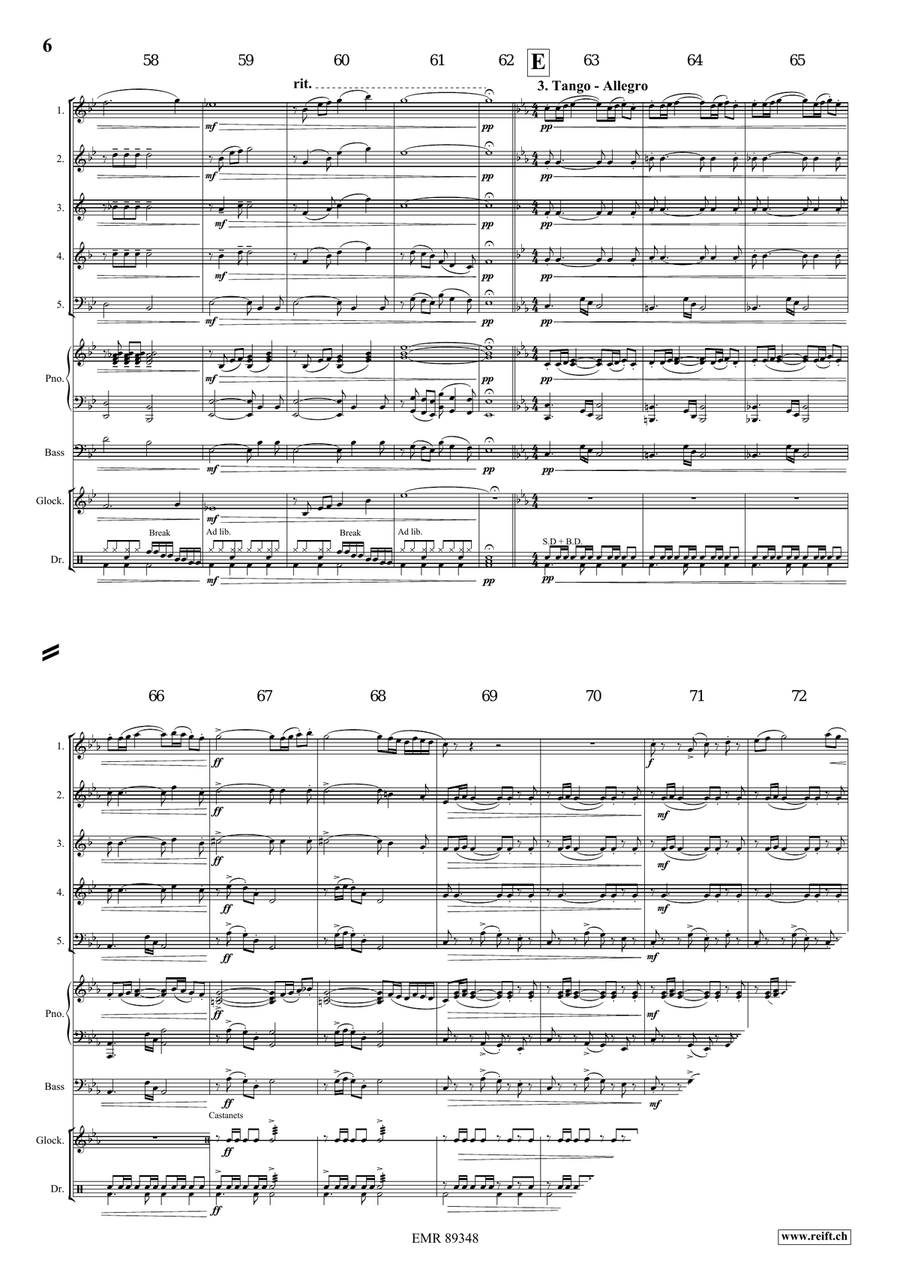 Dance Fantasy Dance Fantasy Woodwind Quintet scores gallery preview page 6