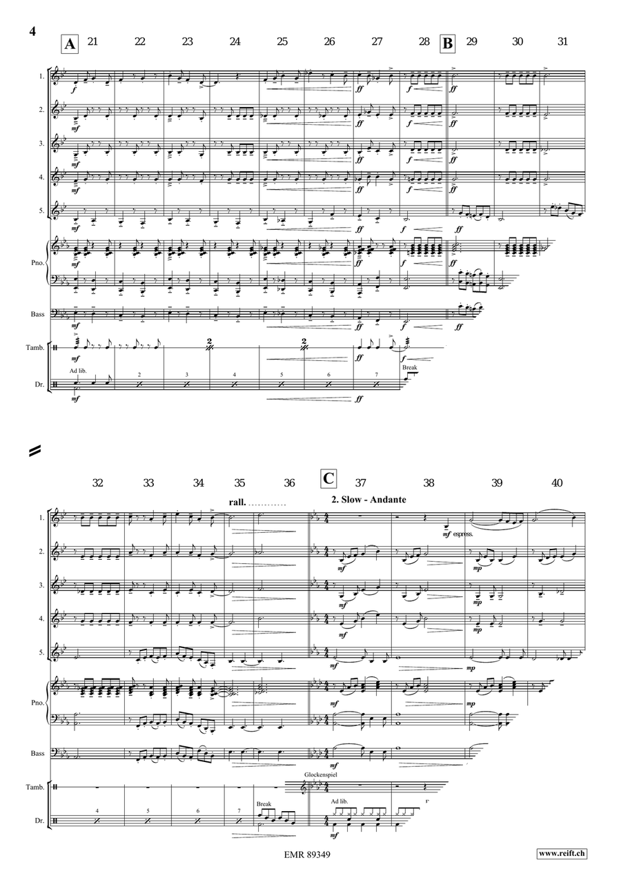 Dance Fantasy Dance Fantasy Horn scores gallery preview page 5