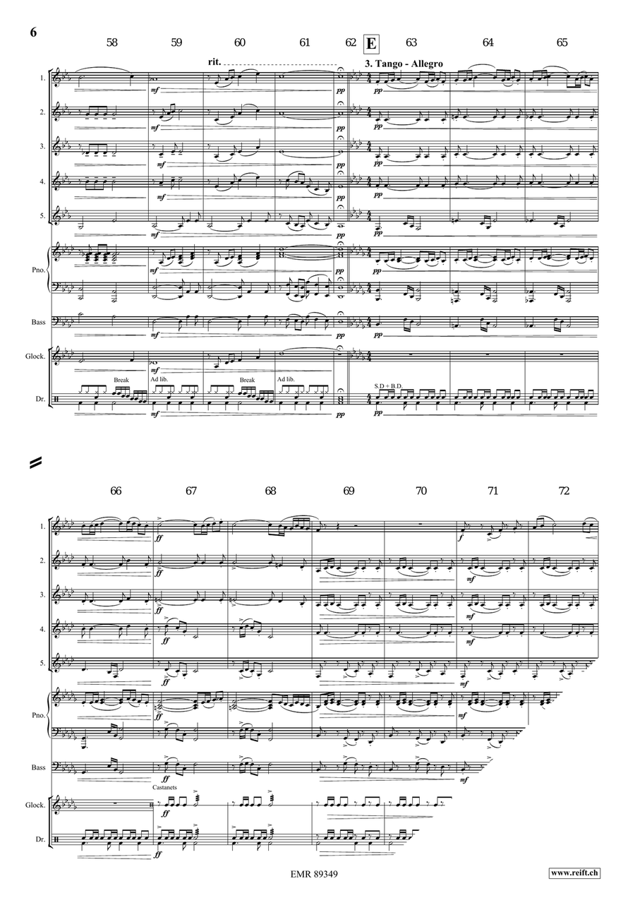 Dance Fantasy Dance Fantasy Horn scores gallery preview page 6
