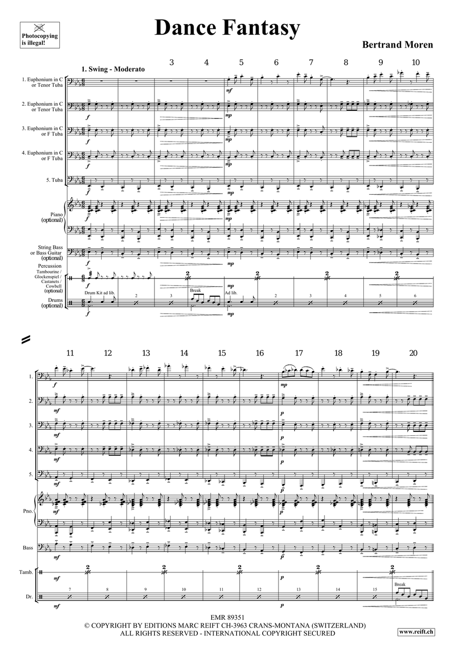 Dance Fantasy Dance Fantasy Tuba scores gallery preview page 4