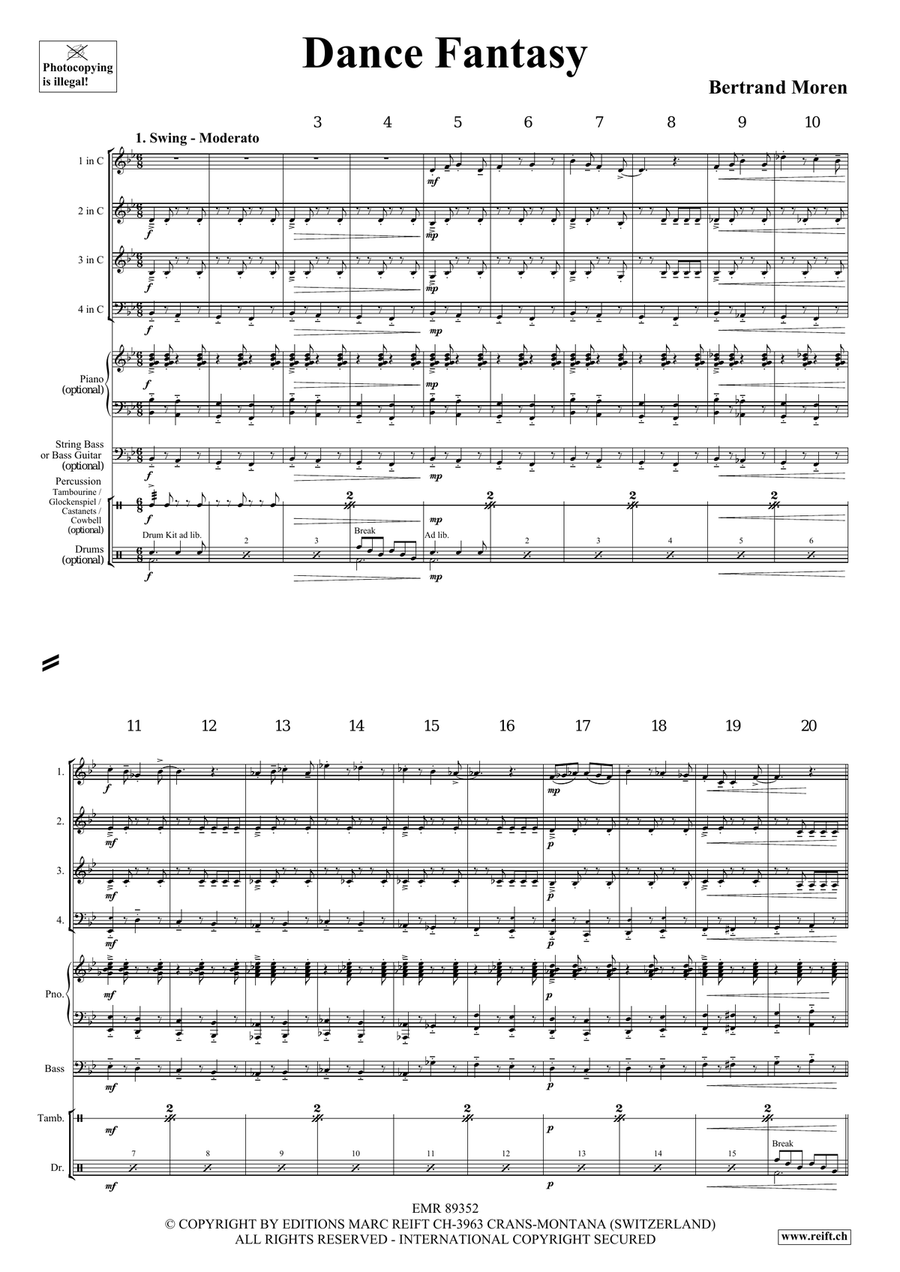 Dance Fantasy Dance Fantasy Score scores gallery preview page 4