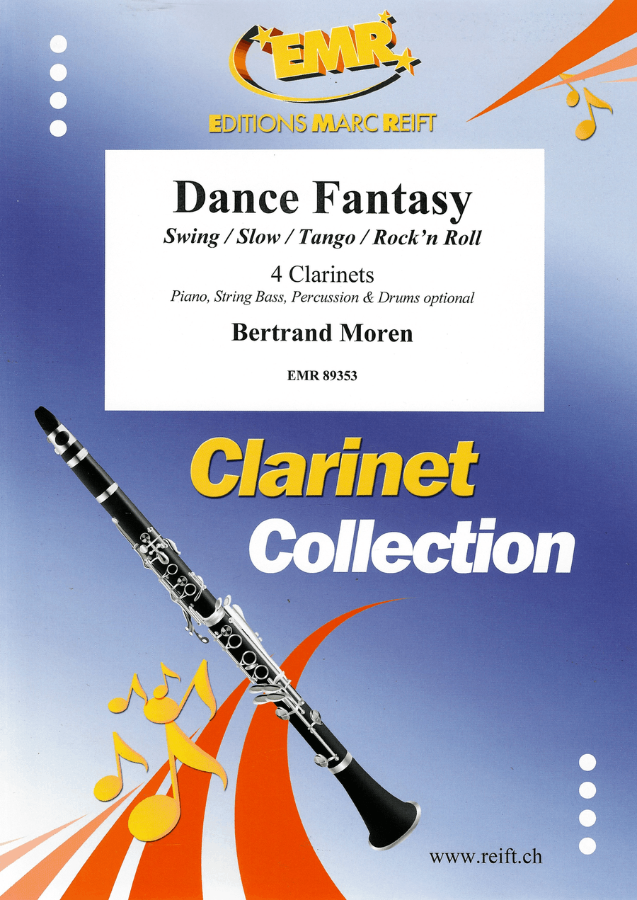 Dance Fantasy Dance Fantasy Clarinet Quartet scores gallery preview page 1