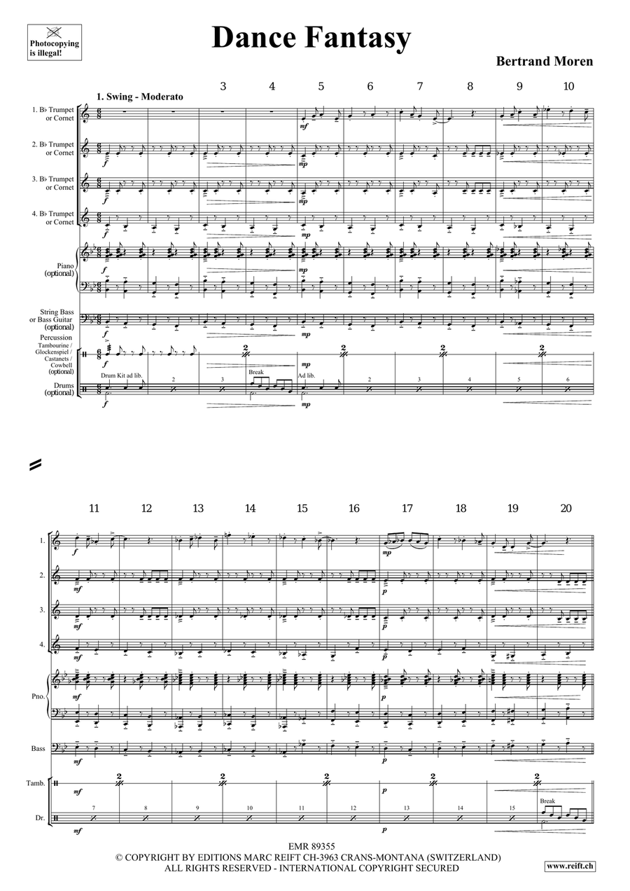 Dance Fantasy Dance Fantasy Cornet scores gallery preview page 4
