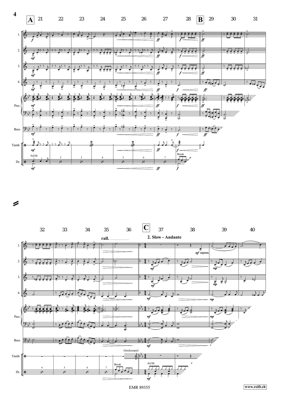 Dance Fantasy Dance Fantasy Cornet scores gallery preview page 5