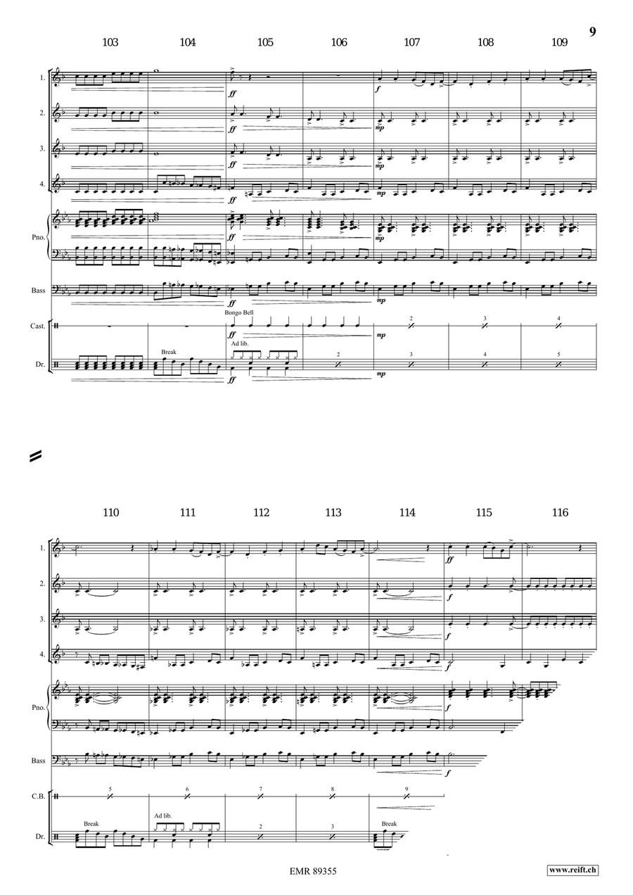 Dance Fantasy Dance Fantasy Cornet scores gallery preview page 8