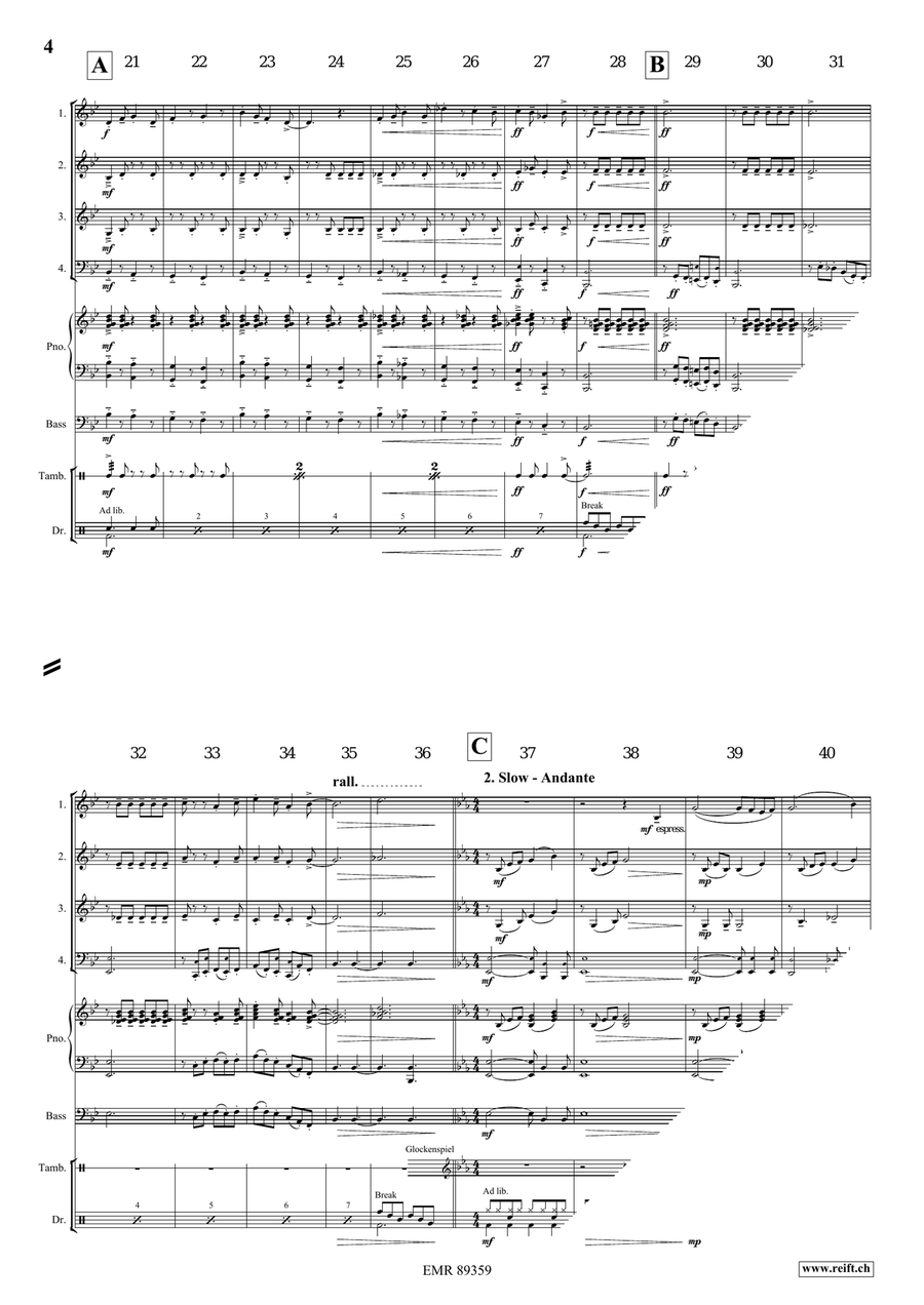 Dance Fantasy Dance Fantasy Woodwind Quartet scores gallery preview page 5