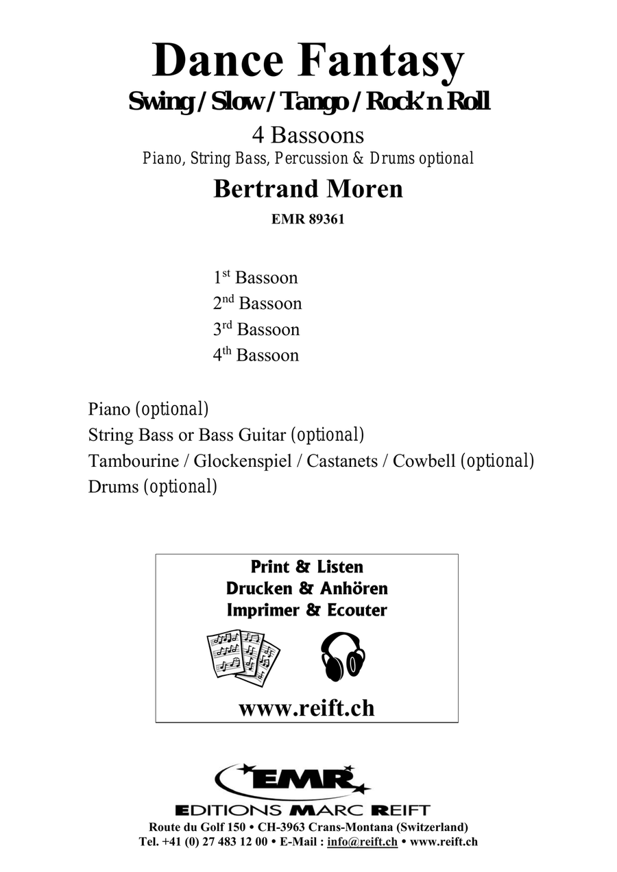 Dance Fantasy Dance Fantasy Bassoon Quartet scores gallery preview page 2