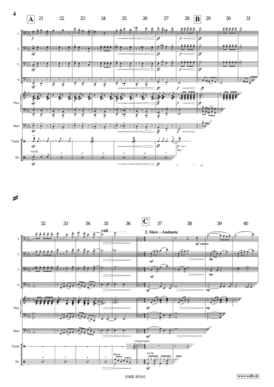 Dance Fantasy Dance Fantasy Bassoon Quartet scores gallery preview page 5