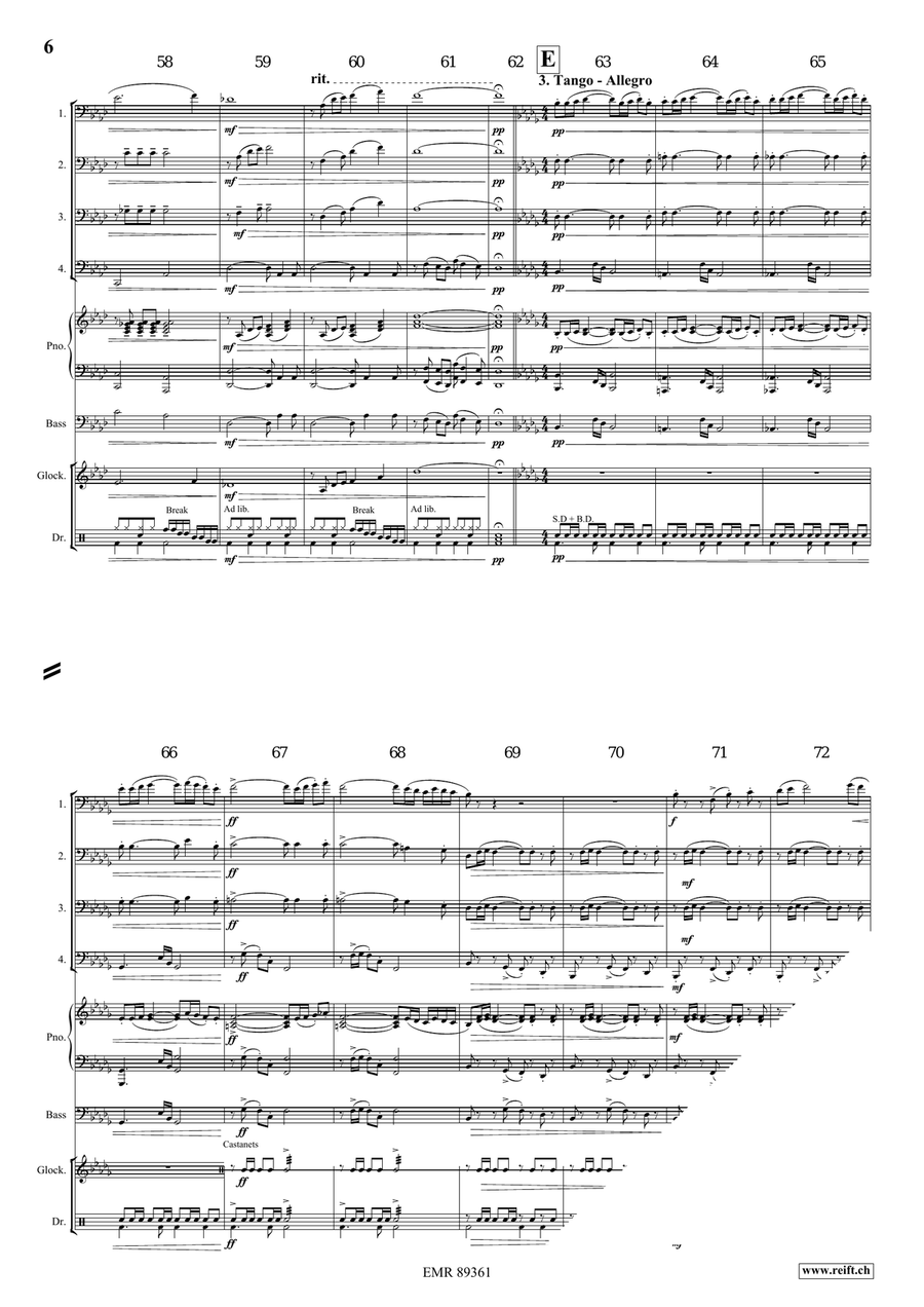 Dance Fantasy Dance Fantasy Bassoon Quartet scores gallery preview page 6