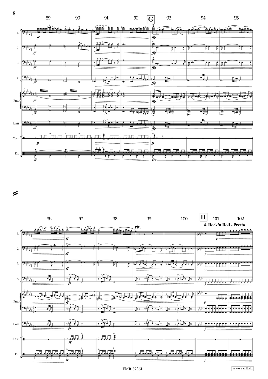 Dance Fantasy Dance Fantasy Bassoon Quartet scores gallery preview page 7