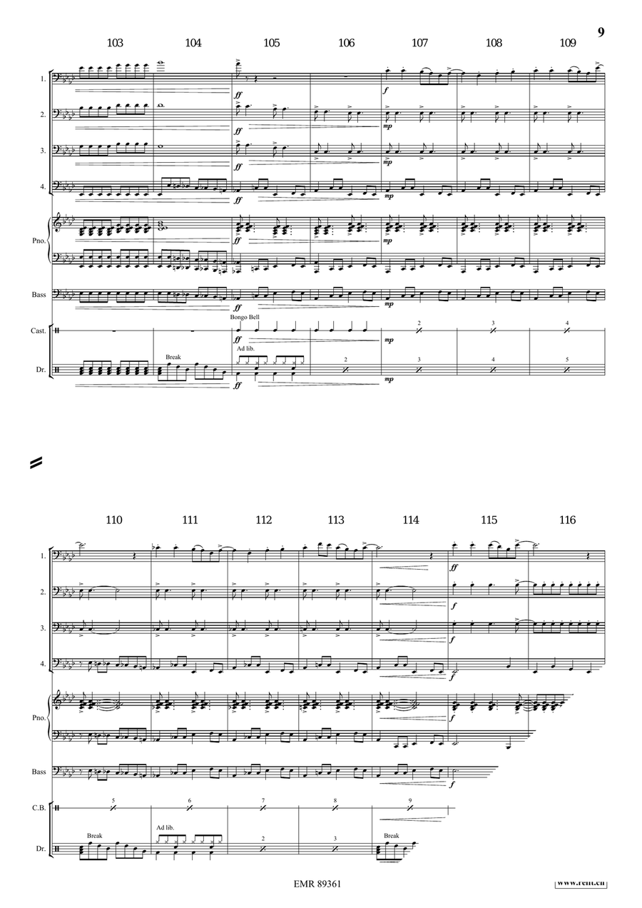 Dance Fantasy Dance Fantasy Bassoon Quartet scores gallery preview page 8