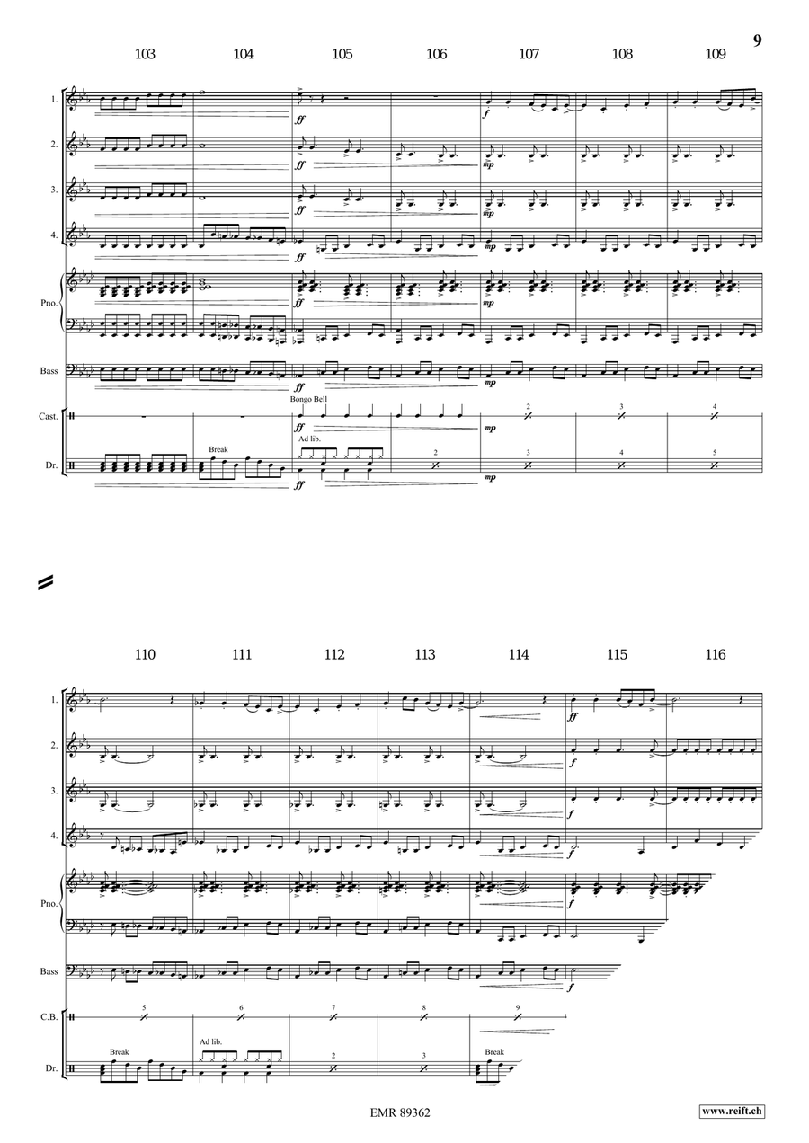 Dance Fantasy Dance Fantasy Horn scores gallery preview page 8