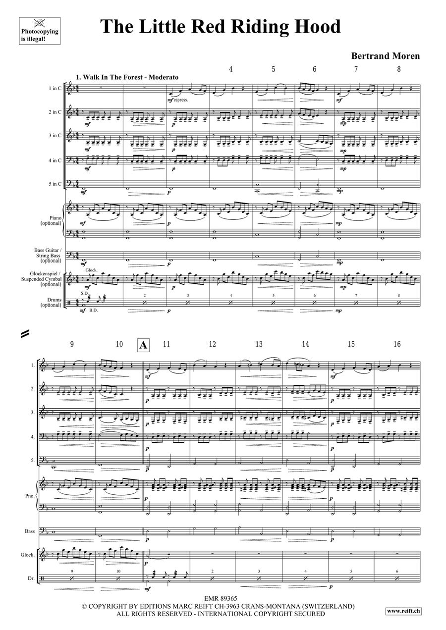 The Little Red Riding Hood Score scores gallery preview page 4