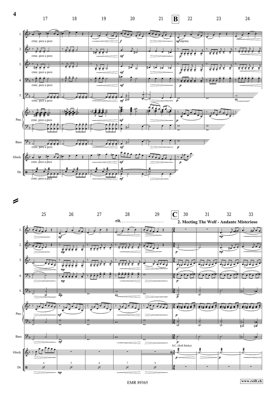 The Little Red Riding Hood Score scores gallery preview page 5