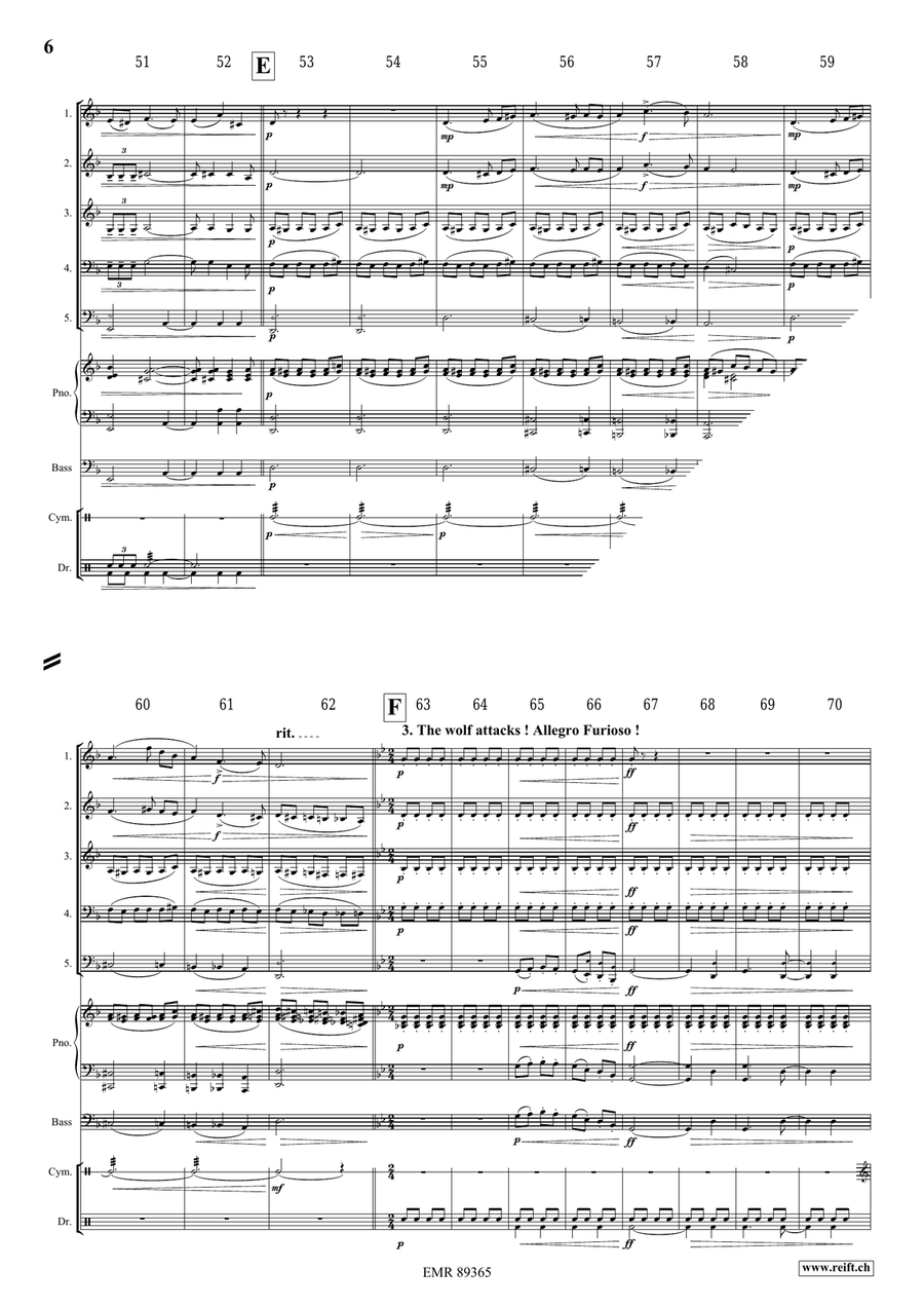The Little Red Riding Hood Score scores gallery preview page 7