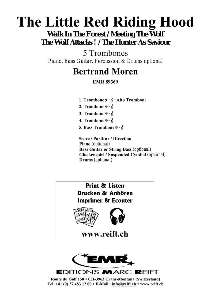 The Little Red Riding Hood Trombone scores gallery preview page 2
