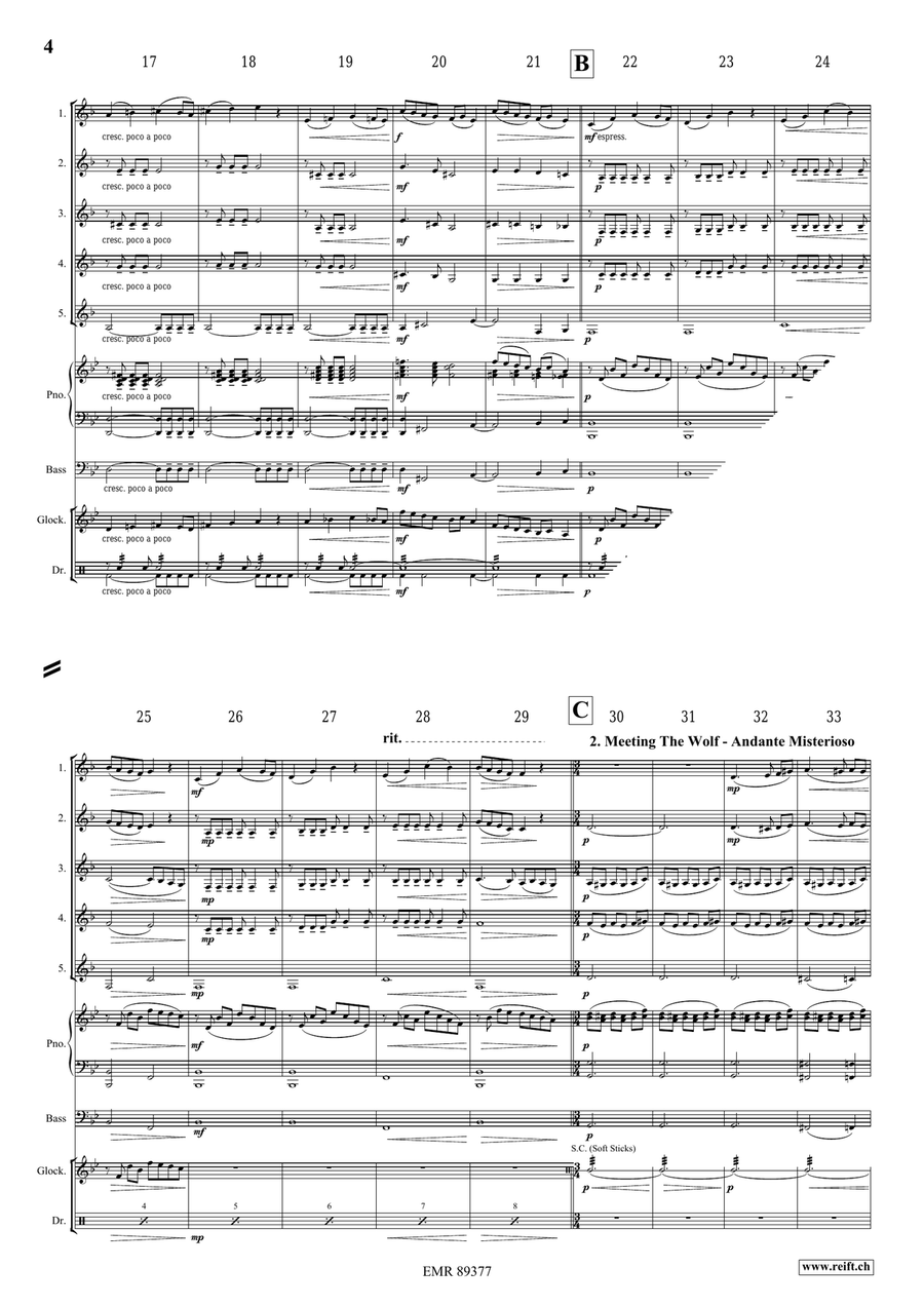 The Little Red Riding Hood Horn scores gallery preview page 5