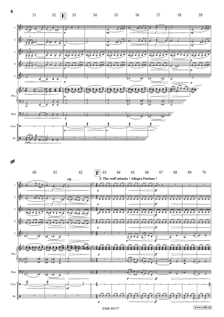 The Little Red Riding Hood Horn scores gallery preview page 7