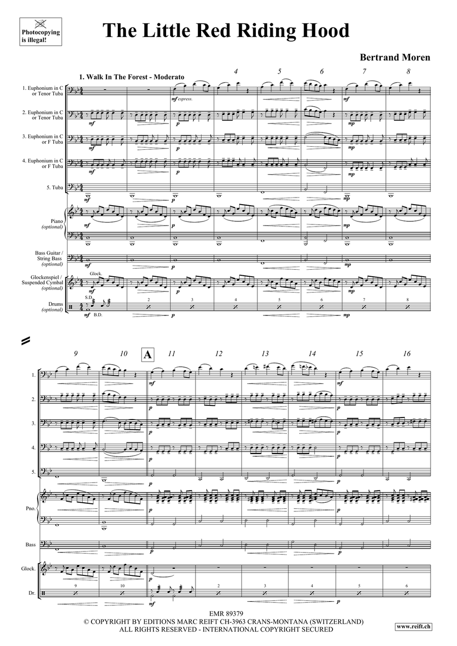 The Little Red Riding Hood Tuba scores gallery preview page 4