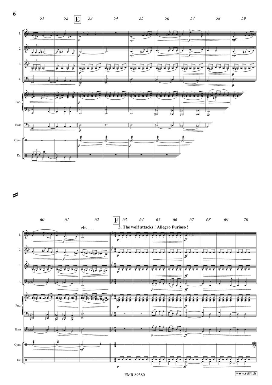 The Little Red Riding Hood Score scores gallery preview page 7