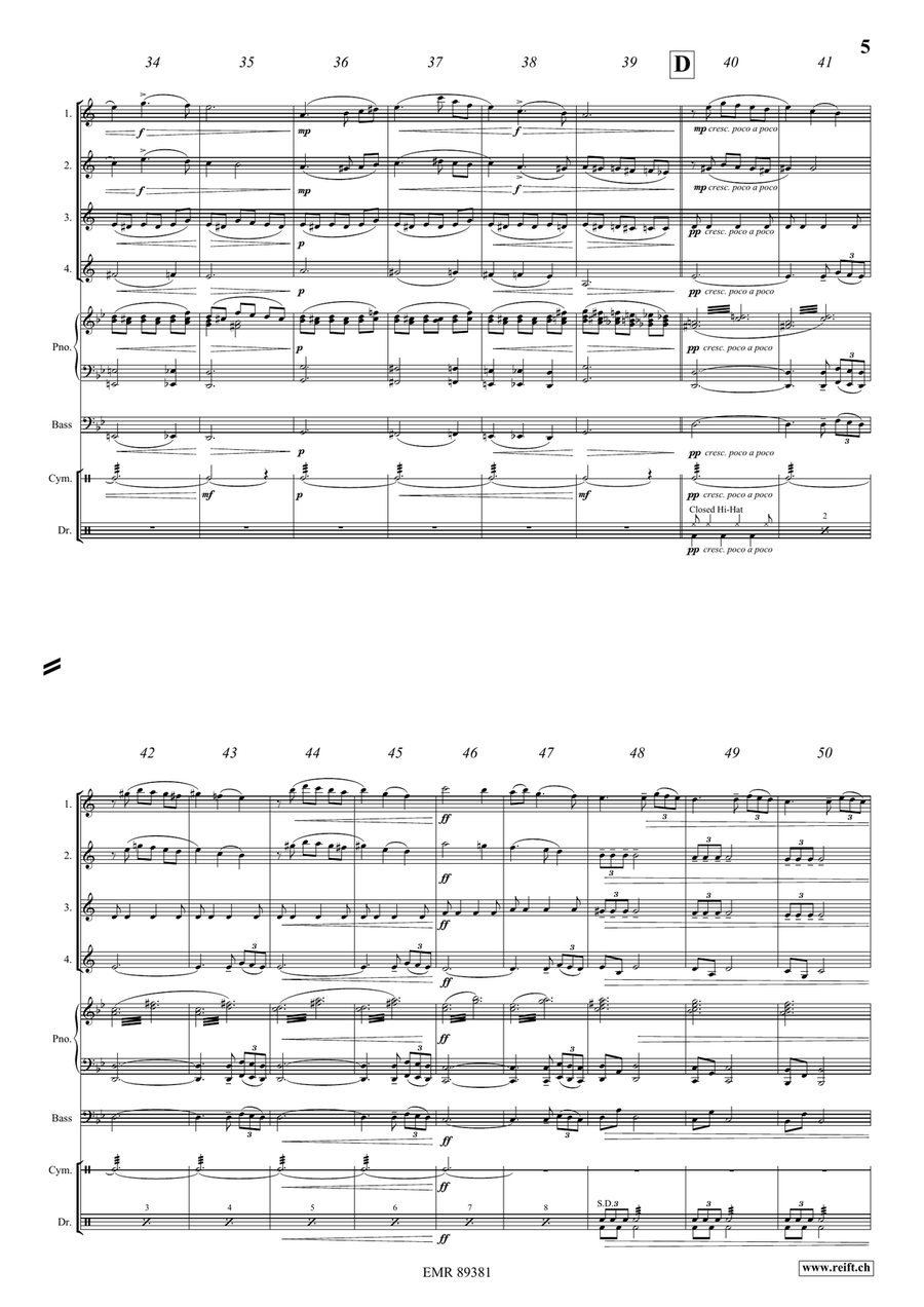The Little Red Riding Hood Clarinet Quartet scores gallery preview page 6