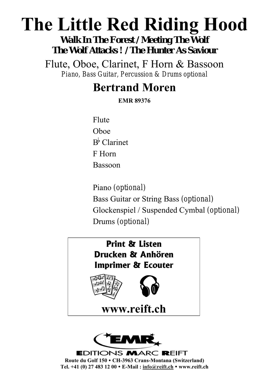 The Little Red Riding Hood Woodwind Quintet scores gallery preview page 2