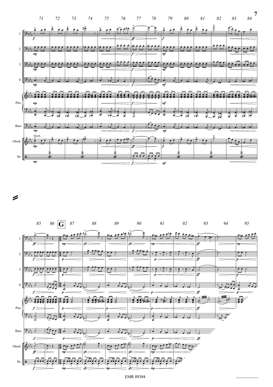 The Little Red Riding Hood Trombone Quartet scores gallery preview page 8
