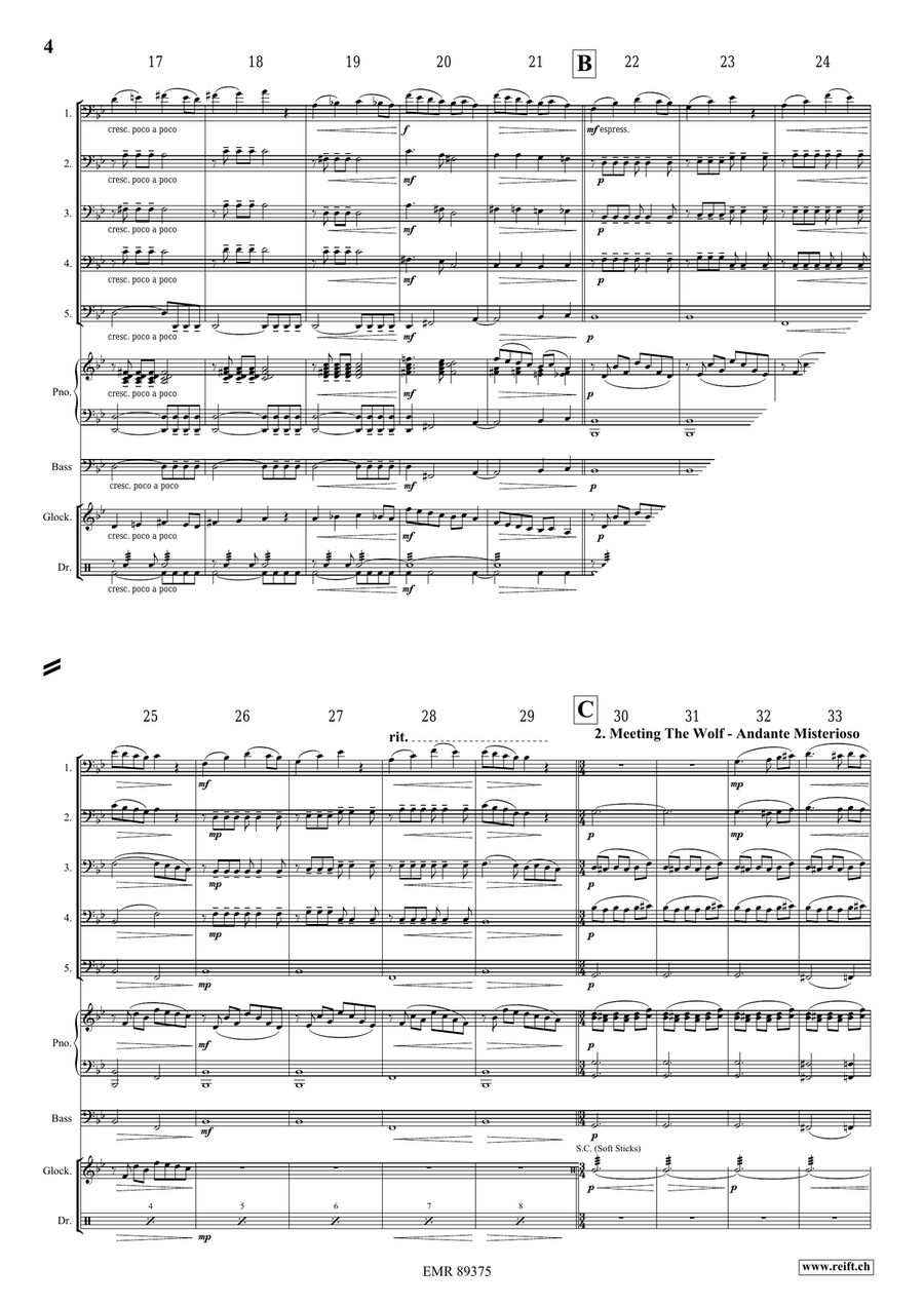 The Little Red Riding Hood Bassoon scores gallery preview page 5