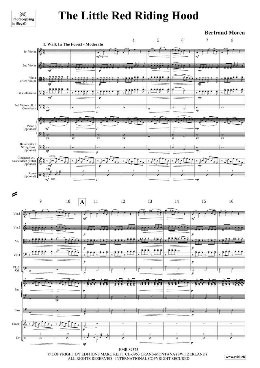 The Little Red Riding Hood String Orchestra scores gallery preview page 4
