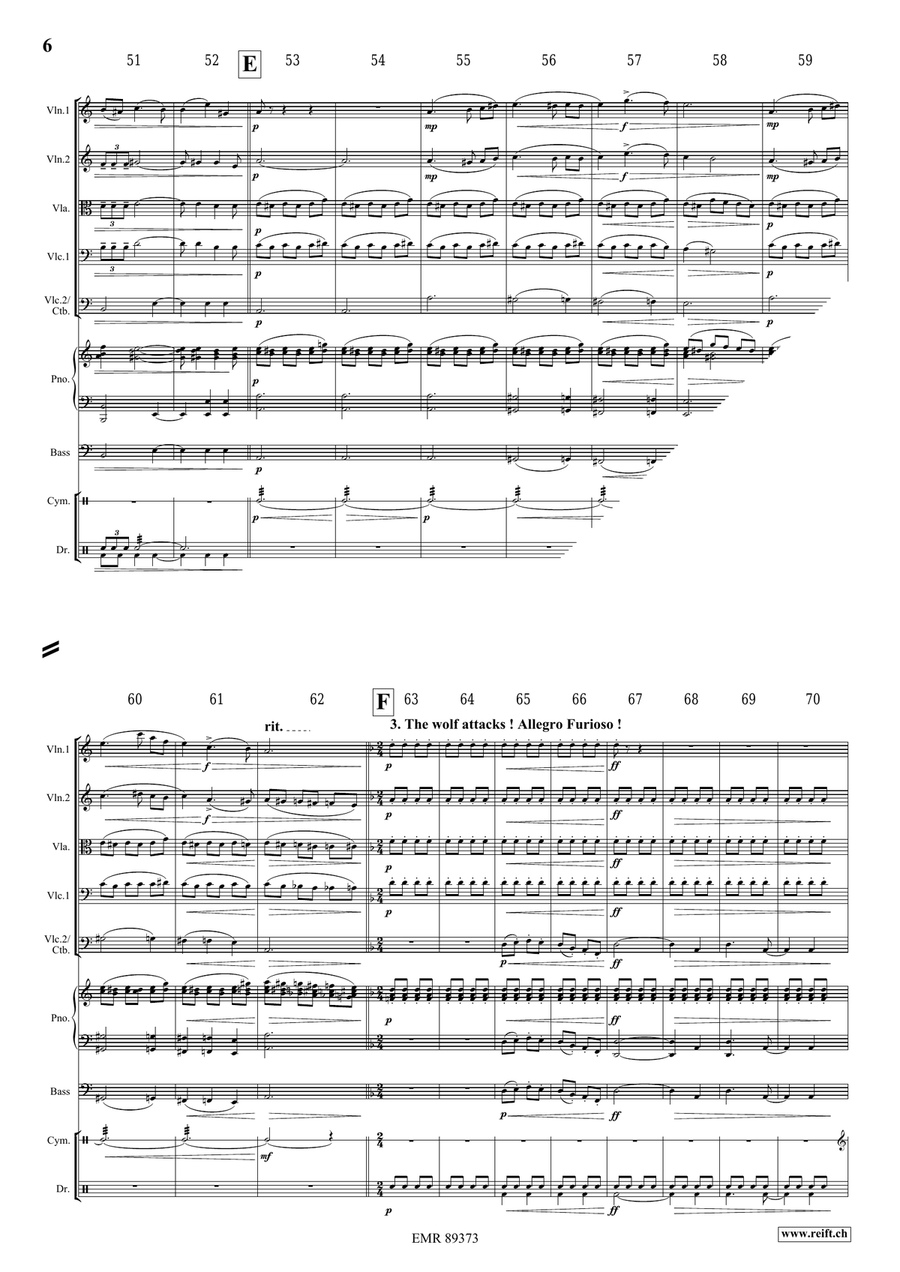The Little Red Riding Hood String Orchestra scores gallery preview page 7