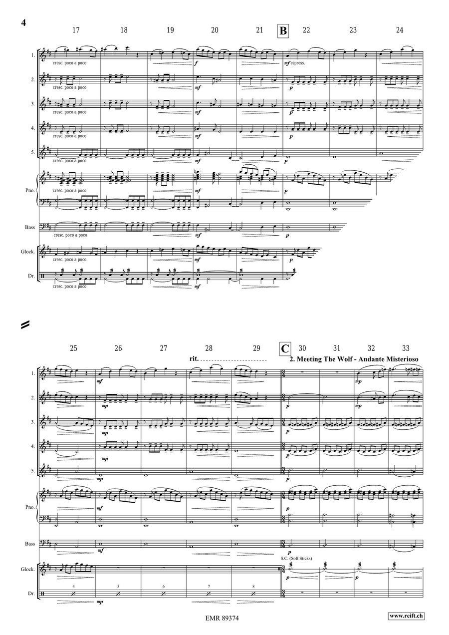 The Little Red Riding Hood Flute scores gallery preview page 5