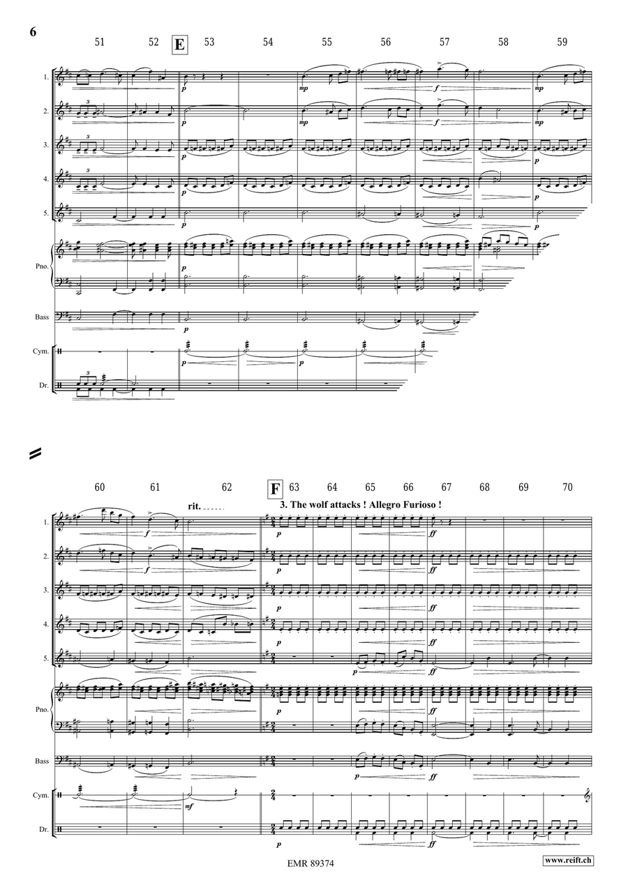 The Little Red Riding Hood Flute scores gallery preview page 7