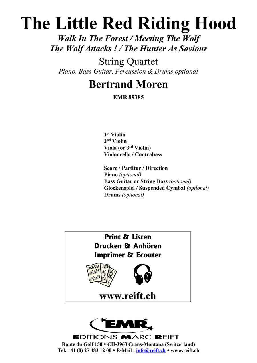 The Little Red Riding Hood String Quartet scores gallery preview page 2