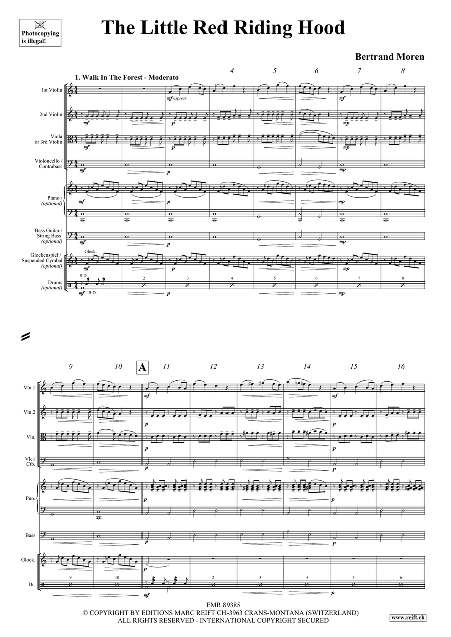 The Little Red Riding Hood String Quartet scores gallery preview page 4