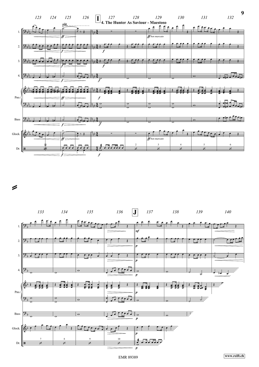 The Little Red Riding Hood Bassoon Quartet scores gallery preview page 9