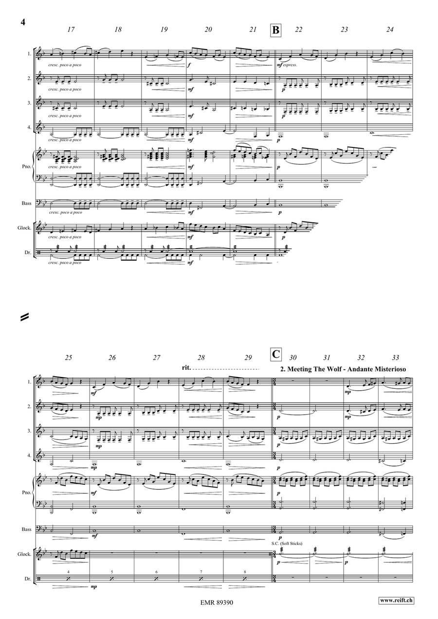 The Little Red Riding Hood Horn scores gallery preview page 5